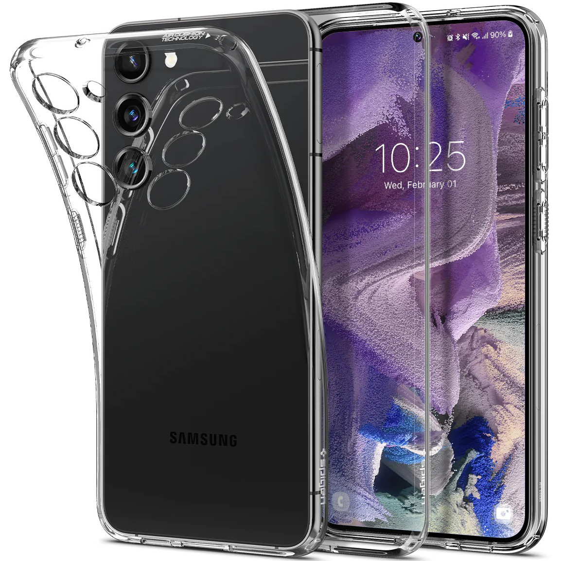 Elastyczne etui Spigen Liquid Crystal do Galaxy S23